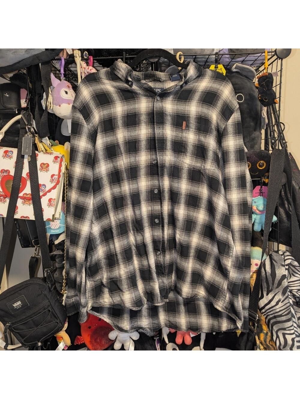 Grunge Plaid Shirt